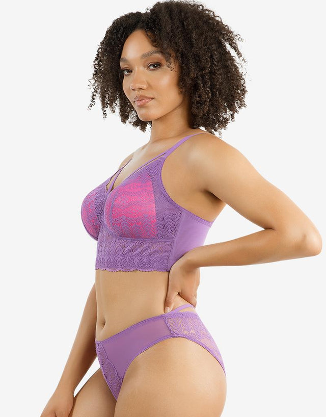Parfait Mia Lace Bralette Light Orchid