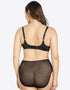 Parfait Pearl Unlined Seamless Minimizer Bra Black