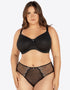 Parfait Pearl Unlined Seamless Minimizer Bra Black