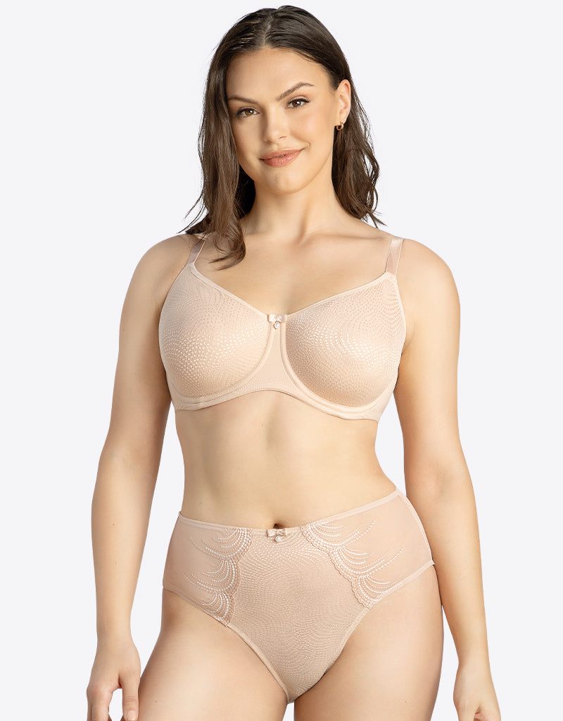 PARFAIT Pearl Unlined Bra 34H, Cameo Rose