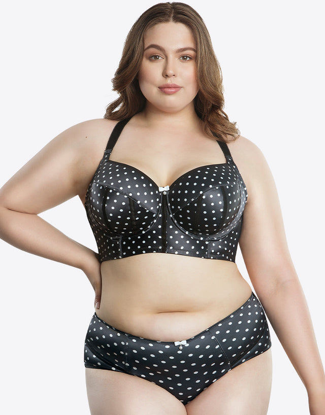 Parfait Charlotte High Waist Brief Black Dot