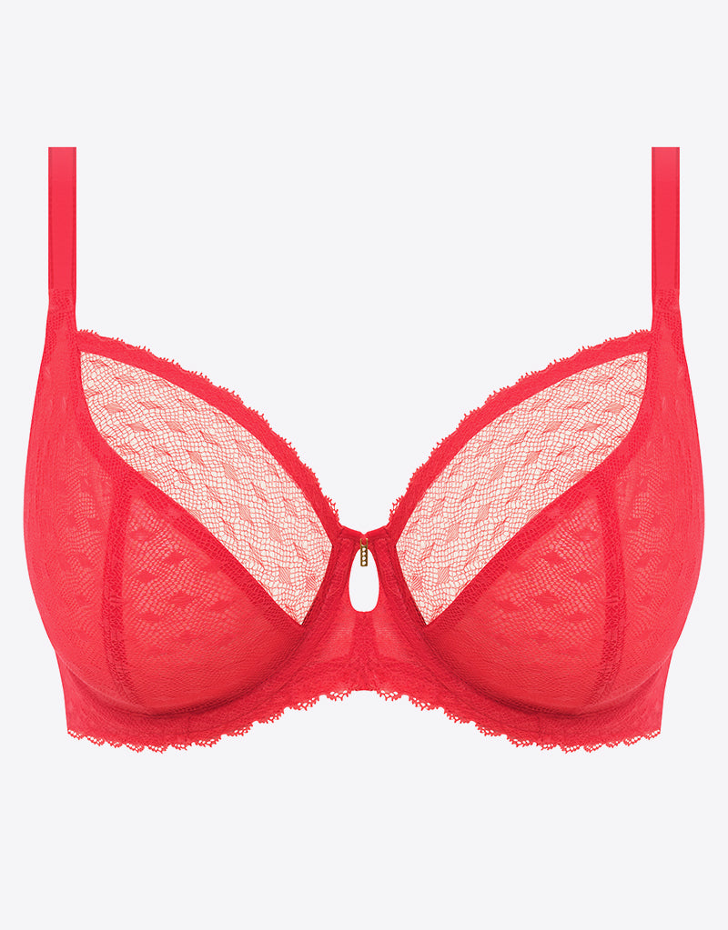 Freya Signature Plunge Moulded Bra Chilli-Red
