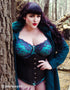 @teerwayde models our Pour Moi Amour Full Cup Bra Slate/Aqua