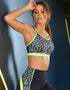 Pour Moi Energy Strive Full Cup Sports Bra Leopard/Lime