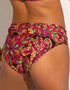 Pour Moi Heatwave Fold Over Tie Bikini Brief Savannah Multi