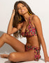 Pour Moi Heatwave Halter Bikini Top Savannah Multi