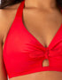 Pour Moi Horizon Underwired Halter Tie Top Red