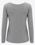 Pour Moi Sofa Loves Lace Secret Support Longsleeve Top Grey/Ivory