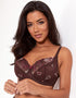 Pour Moi St Tropez Full Cup Bra Chocolate/Red