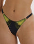 Playful Promises Indigo Strappy Thong Lime