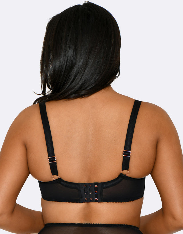 Scantilly by Curvy Kate Brazen Half Cup Bra Black