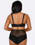 Scantilly by Curvy Kate Brazen Half Cup Bra Black