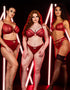 Scantilly Unchained High Waist Brief Deep Red