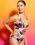 Curvy Kate Sea Leopard Non Wired Plunge Swimsuit Print Mix