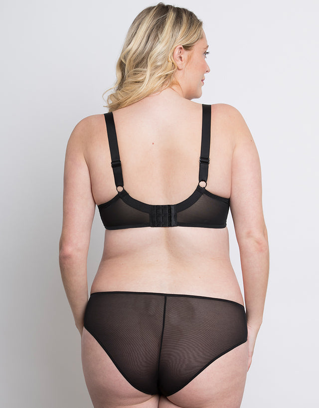Flirtelle Thalia Balcony Bra Black