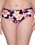 Curvy Kate Tropicana Reversible Bikini Short Black Print
