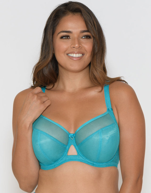 Curvy Kate Victory Side Support Balcony Bra Turquoise