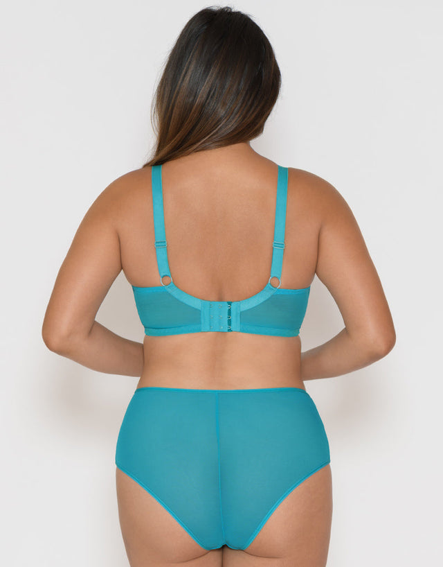 Curvy Kate Victory Side Support Balcony Bra Turquoise
