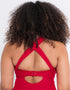 Curvy Kate Wrapsody Bandeau Swimsuit Red